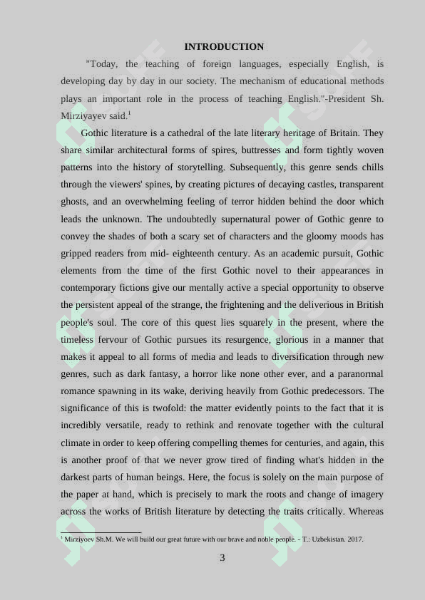 Gothic Elements in British Literature: From the Gothic Novel to Contemporary Fiction 3
