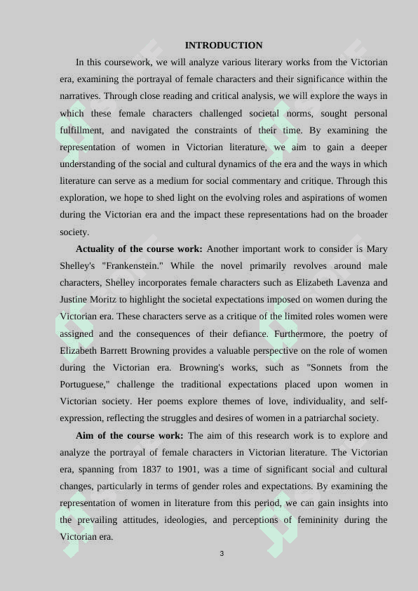 Gender Roles and Expectations in Victorian Literature 3