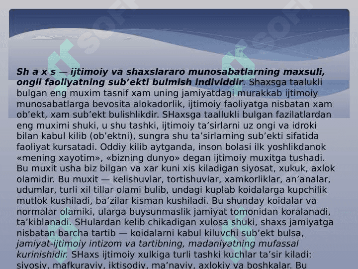 SHaxsning kasbiy ijtimoiylashuvi muammosi 4