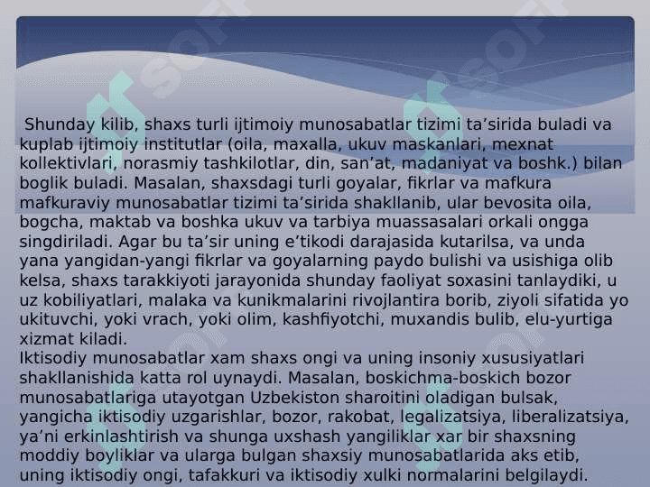 SHaxsning kasbiy ijtimoiylashuvi muammosi 5