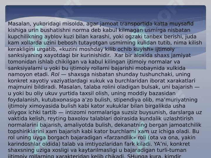 SHaxsning kasbiy ijtimoiylashuvi muammosi 8