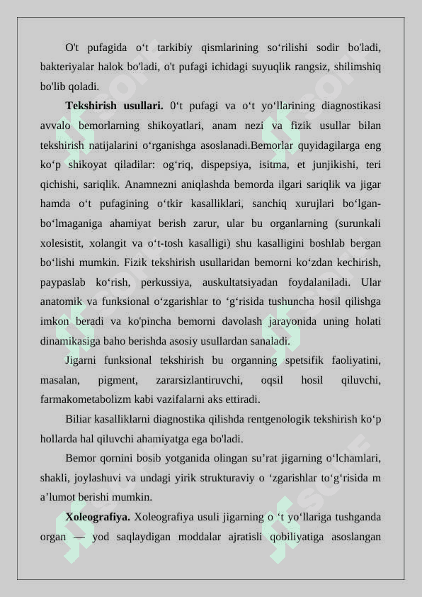 O‘tkir xolesistit va uning asoratlari 3