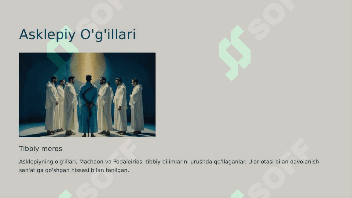 Tibbiyotda lotin - yunon mifologiyalari 7