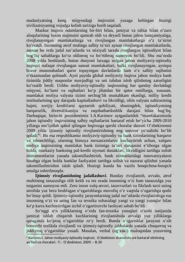 Global jarayonlar ва barqaror taraqqiyot 7