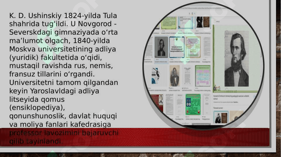 K.D.Ushinskiy va Anton Semyonovich Makarenkoning tarbiya sohasidagi  qarashlari. 3