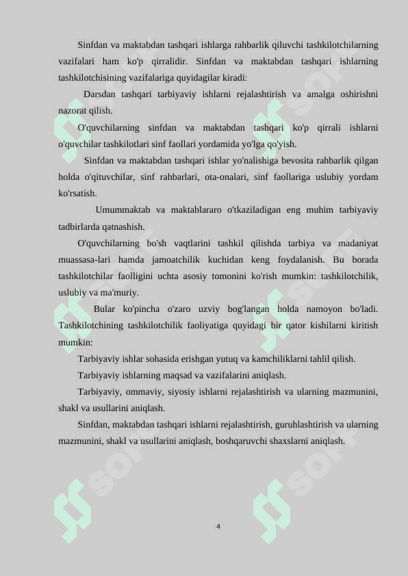 Sinf rahbari ishini rejalashtirishning o’ziga xos usullari 3