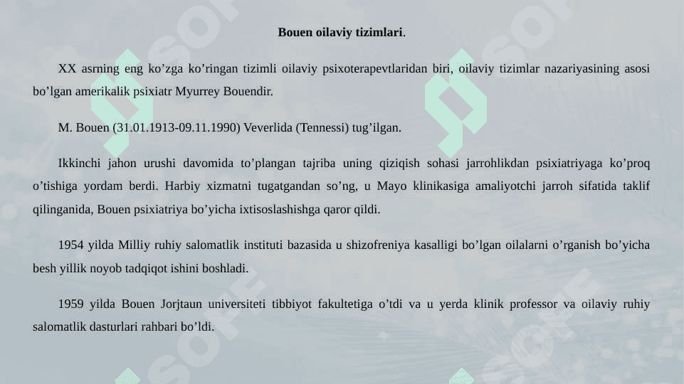 Tizimli oilaviy nazariya-oilaviy psixoterapiyaning metodologik asosi sifatida kurs ishiga slayd.pptx 7