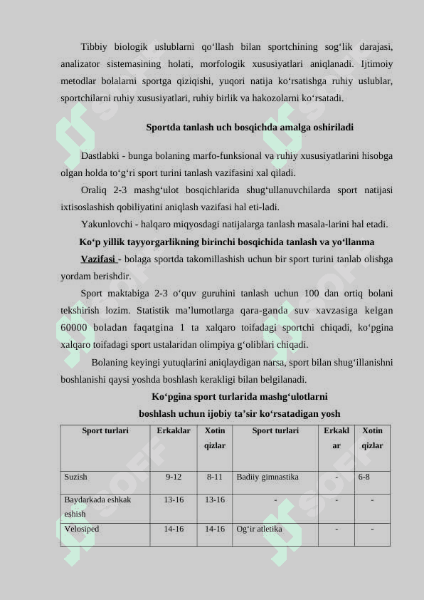SPORTCHILARNI SPORT TURLARIGA JALB ETISH VA YOʻNALTIRISH ASOSLARI 3