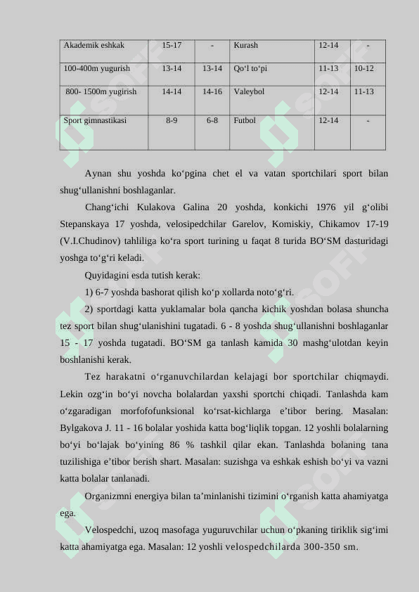 SPORTCHILARNI SPORT TURLARIGA JALB ETISH VA YOʻNALTIRISH ASOSLARI 4