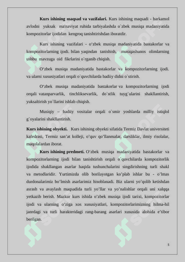 Sulaymon Lyudakovning “ Maysaraning ishi  “ operasi 5