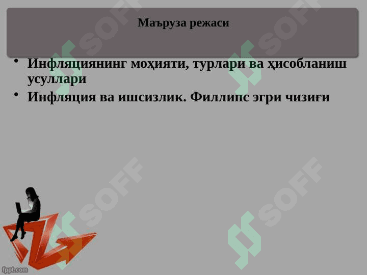 Infliyatsiya va antiinfliyatsion siyosat 2