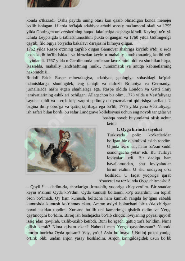 3-sinf o'qish Myunxauzenning boshidan kechirganlari dars ishlanma 2