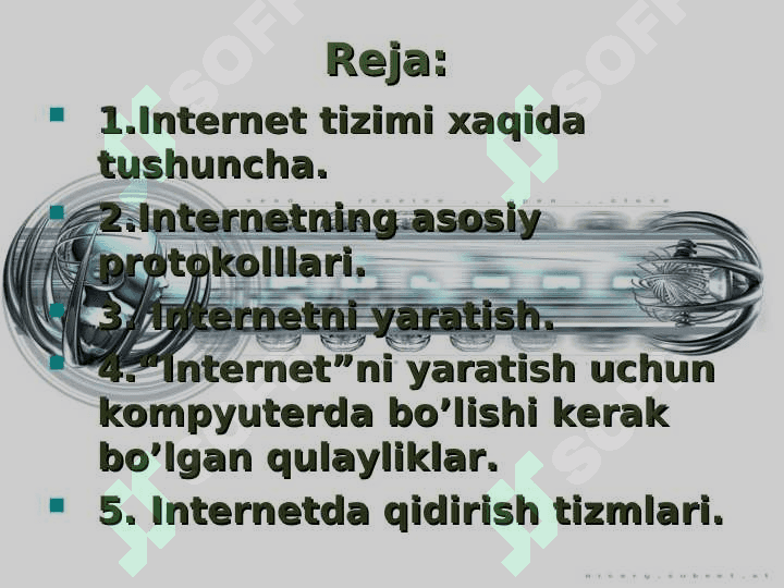 Internet tizimi va uning resurslari   haqida tushuncha 2