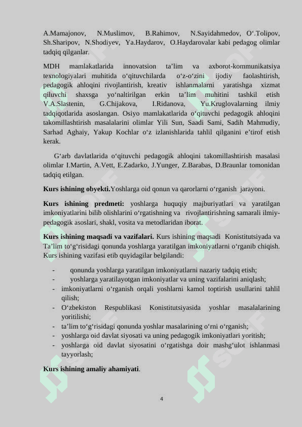 Qonunlarda yoshlar masalalari 4