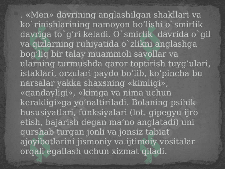 Psixologiya fanni maxsus tarmoqlari 4