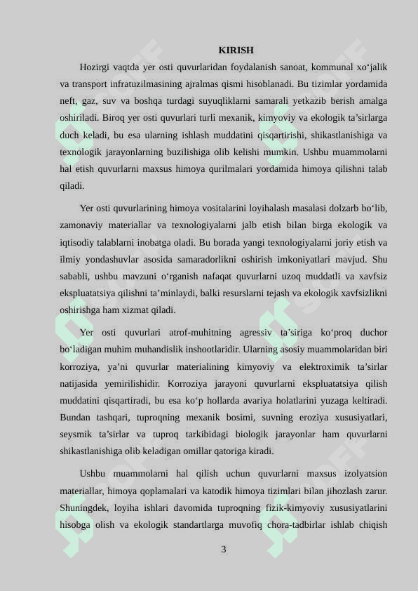 yer osti quvurlari 2
