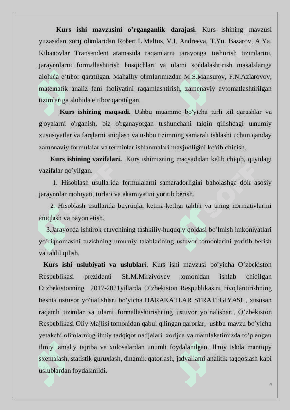 Lebeg integrali, matematik kutilma 4