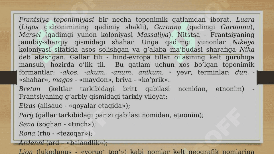 Yevropa toponimiyasi 7