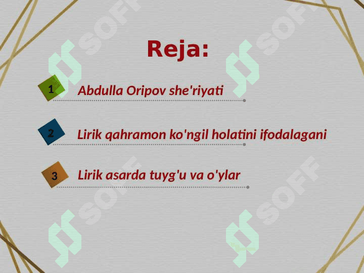 Abdulla Oripov she'riyati to'g'risida 2