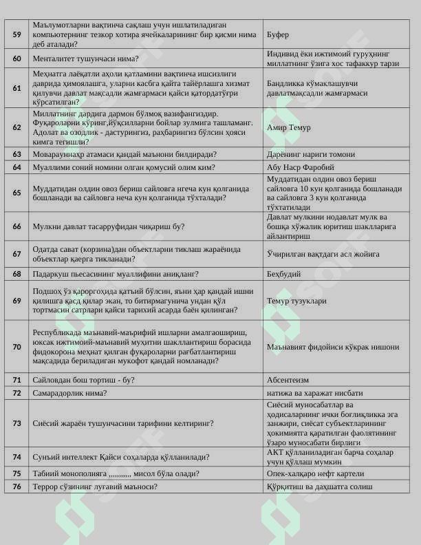 Аргос савол жавоб 4