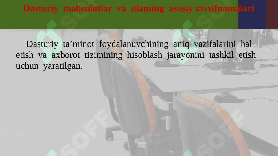 Tizimli va amaliy dasturiy ta’minotning rivojlanish tendentsiyalari. 3