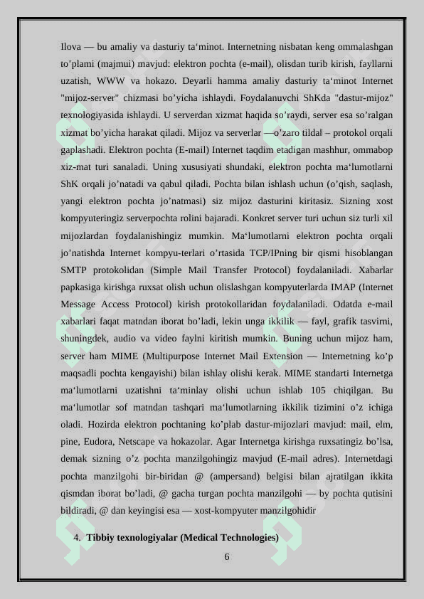Wifi orqali masofadan boshqarish texnologiyalari tasnifi 6