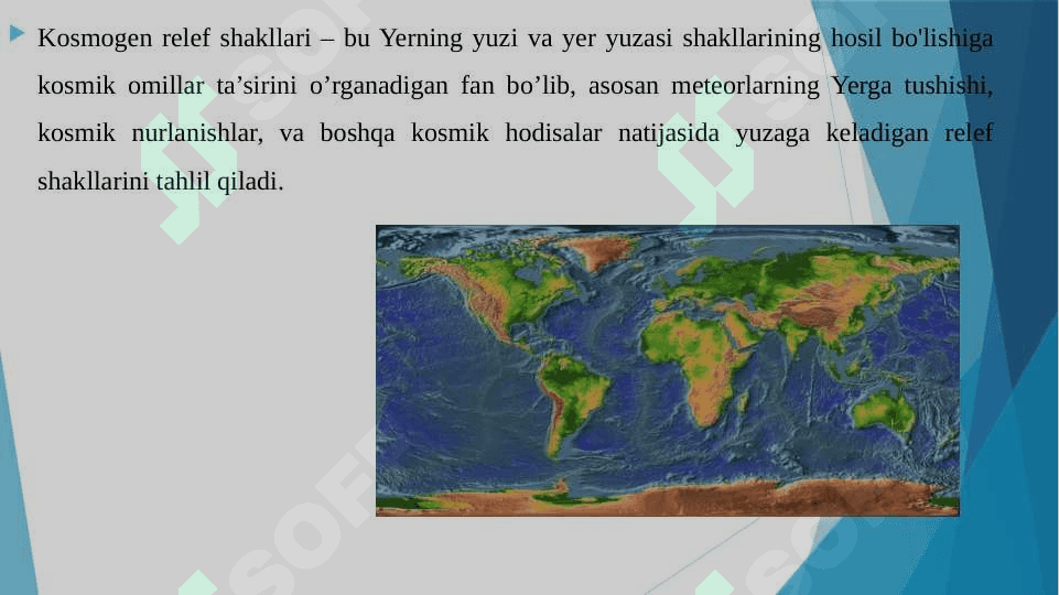 KOSMOGEN RELEF SHAKLLARINI TAHLIL QILISH 3