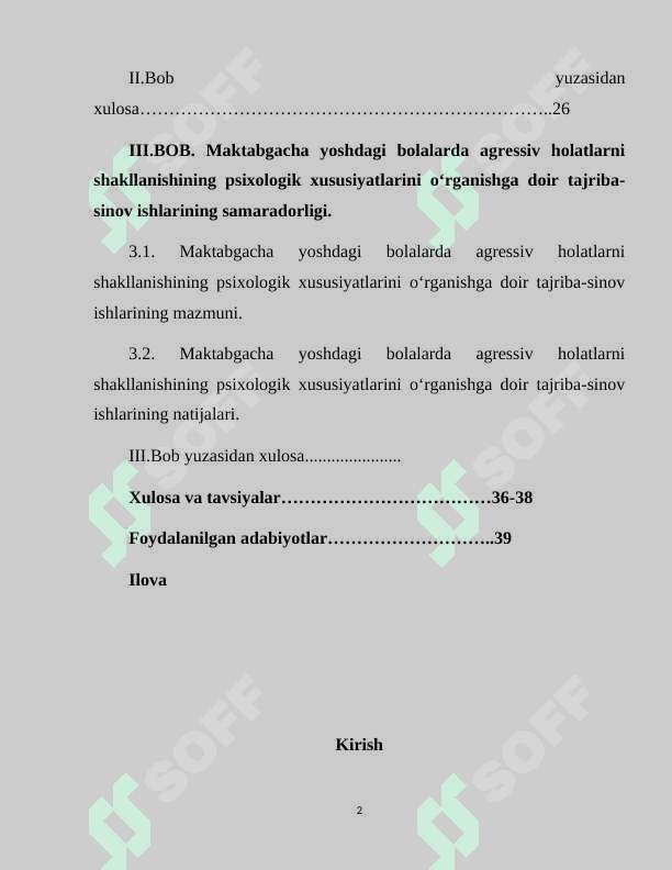 Maktabgacha yoshdagi bolalarda agressiv holatini shakllantirish 2