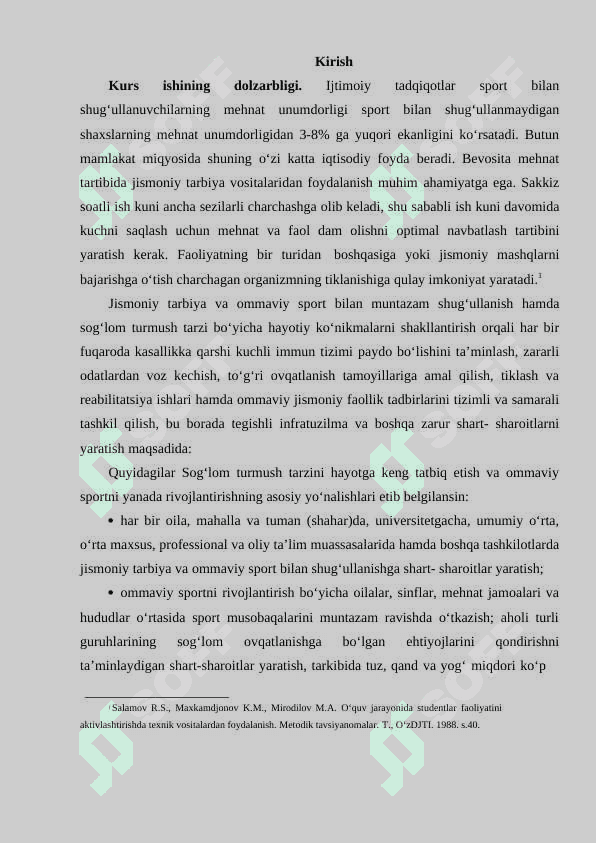 SOG‘LOMLASHTIRISH MASKANLARI VA OROMGOHLARDA TASHKIL ETILADIGAN JISMONIY MADANIYAT SHAKLLARI VA AHAMIYATI 3