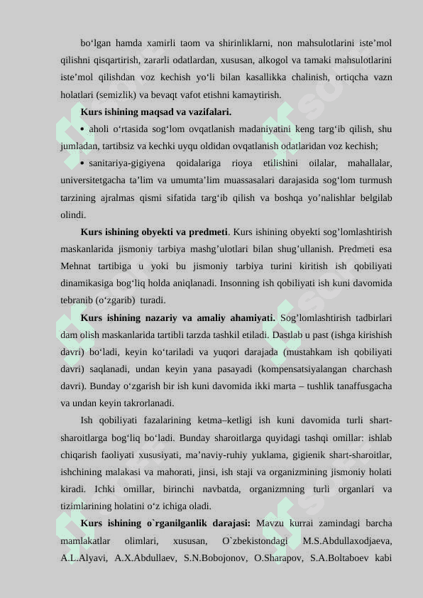 SOG‘LOMLASHTIRISH MASKANLARI VA OROMGOHLARDA TASHKIL ETILADIGAN JISMONIY MADANIYAT SHAKLLARI VA AHAMIYATI 4