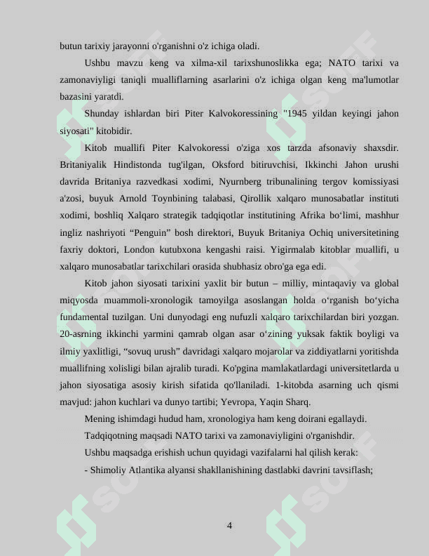 SHIMOLIY ATLANTIKA (NATO) BLOKINING VUJUDGA KELISH SABABLARI VA OQIBATLARI 4