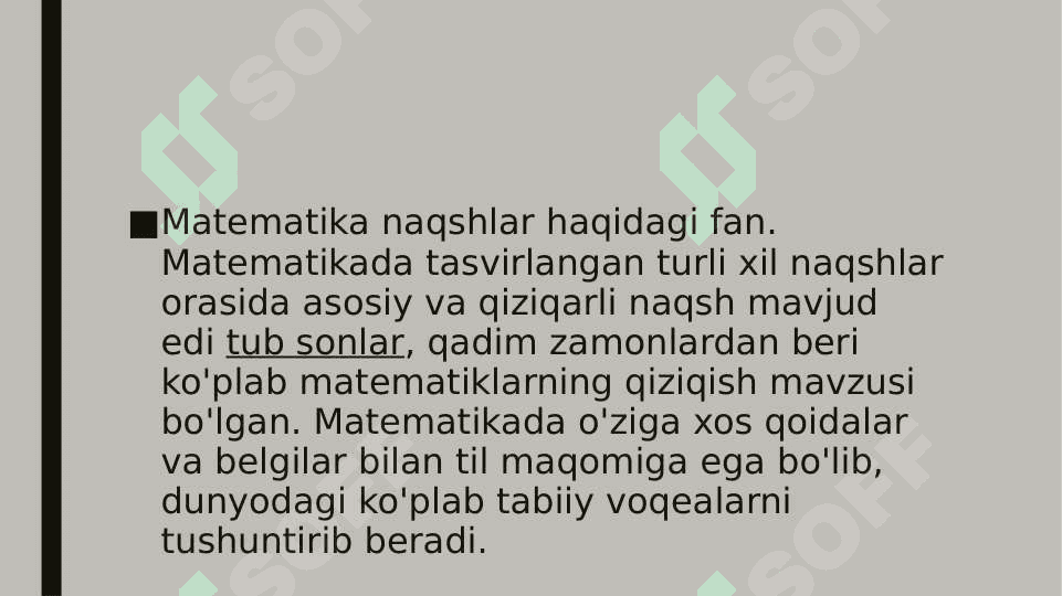 MATEMATIK NAQSHLAR. 3