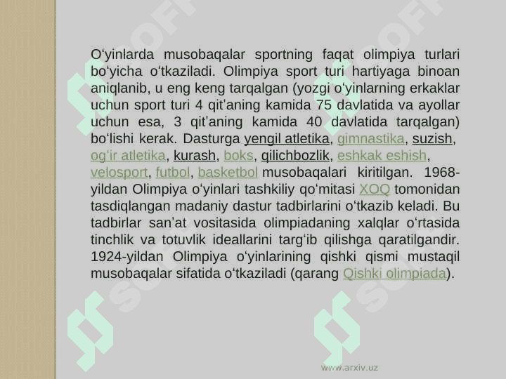 Yozgi olempiada o`yinlari.ppt 4