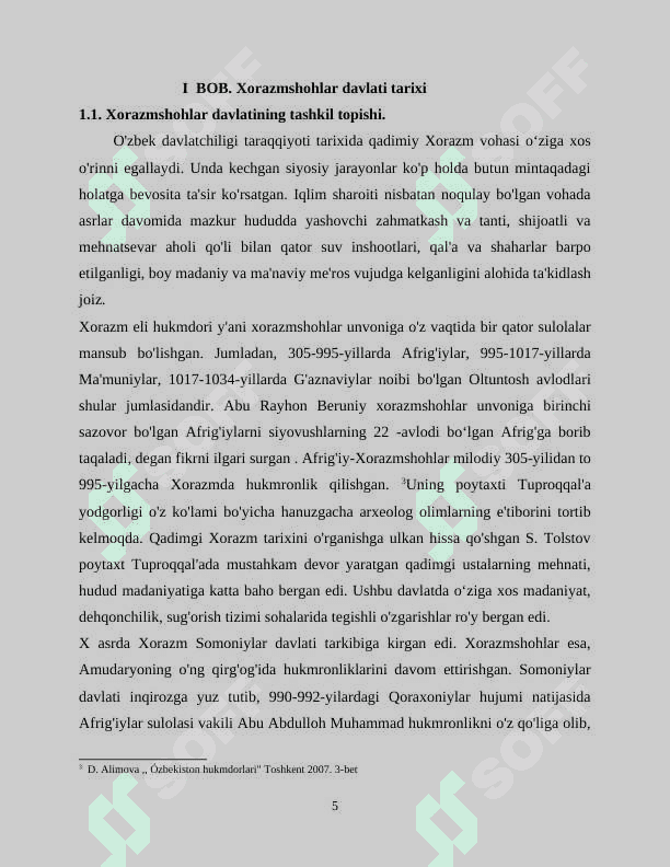 Xorazmshohlar davlatining boshqaruv tuzumi 5