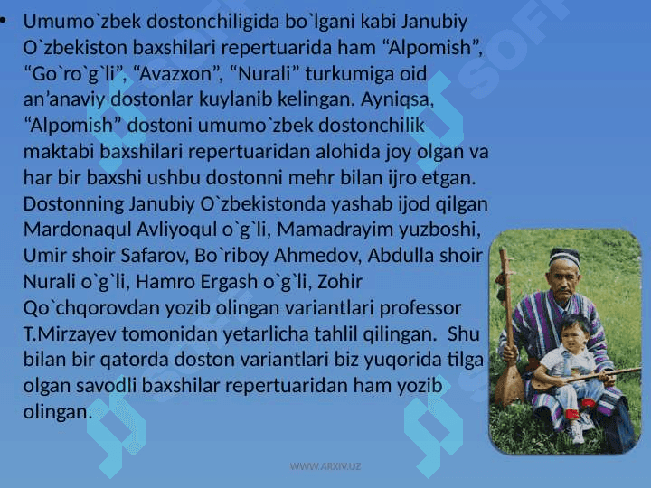 Baxshilik san`ati 6
