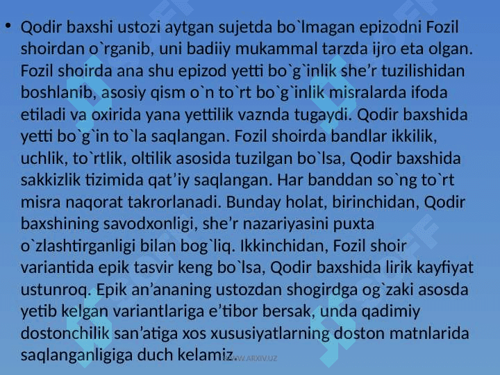 Baxshilik san`ati 8