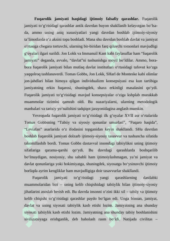 Jamiyat ,Ijtimoiy taraqqiyot haqidagi konsepsiyalar. 4