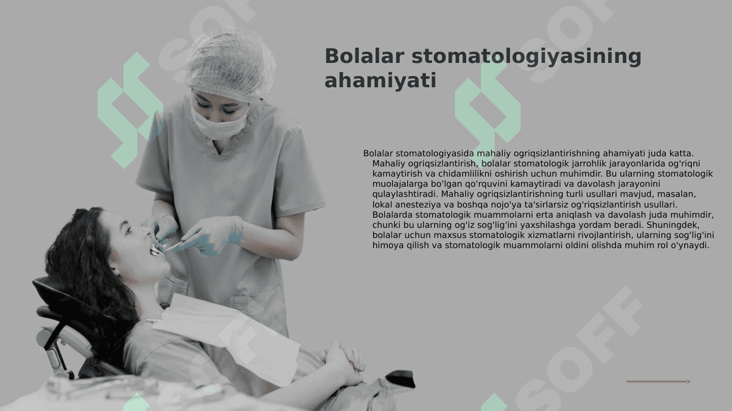 Bolalar stomatologiyasida mahaliy ogriqsizlantirish 3