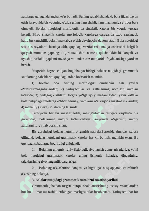 Maktabgacha yoshdagi bola nutqning grammatik shakillantirish metodikasi 7