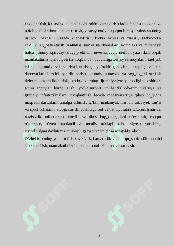 2017-2021-yillarda O‘zbekiston Respublikasini yanada rivojlantirish boʻyicha harakatlar strategiyasi 4