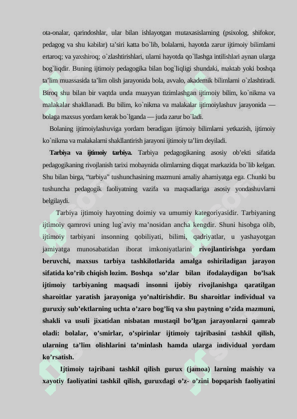 Ijtimoiy-pedagogikaning asosiy kategoriyalari 5