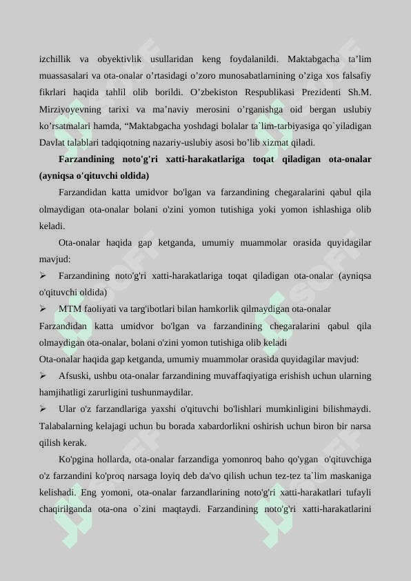 Maktabgacha ta'lim tashkiloti va oila o'rtasida hamkorlik o'rnatishda tarbiyachi pedagoglar jamoasi va ota onalarning faol ishtiroki  darsdan tashqari material 3