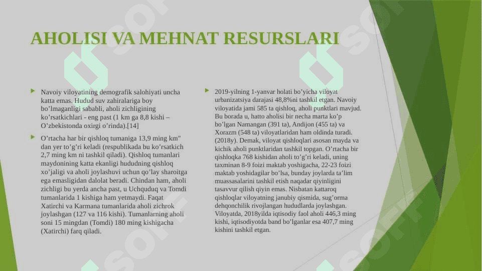 Navoiy viloyatining iqtisodiy-geografik tavsifi 7