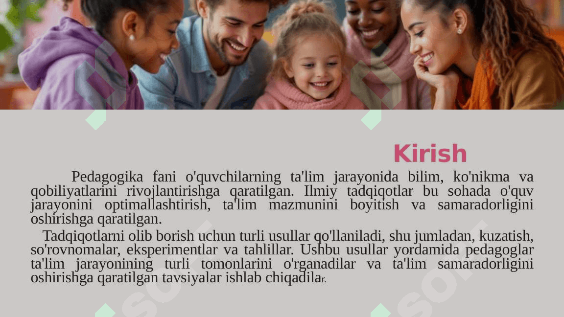 Pedagogika Fanining Predmeti va Amaliy Vazifalari 2