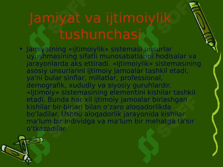 Jamiyat yaxlit tizim sifatida 3