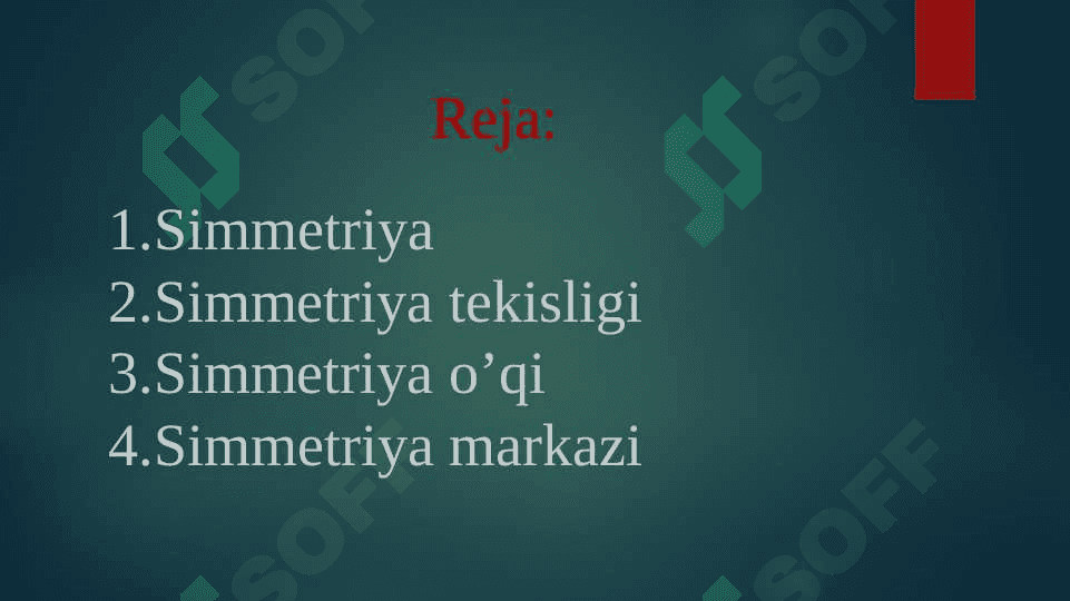 Kristallarning simmetriyasi  va simmetriya elementlarini  aniqlash 2