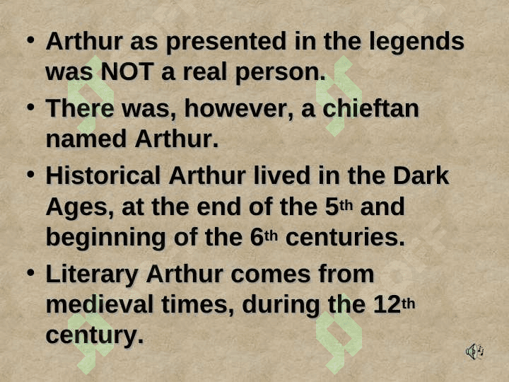 KING ARTHUR 3