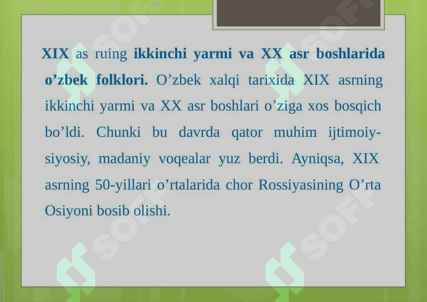 O'ZBEK FOLKLORINING TADRIJIY TALQINI 2