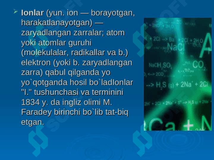Noorganik Ionlarning ahamiyati va vazifasi 2