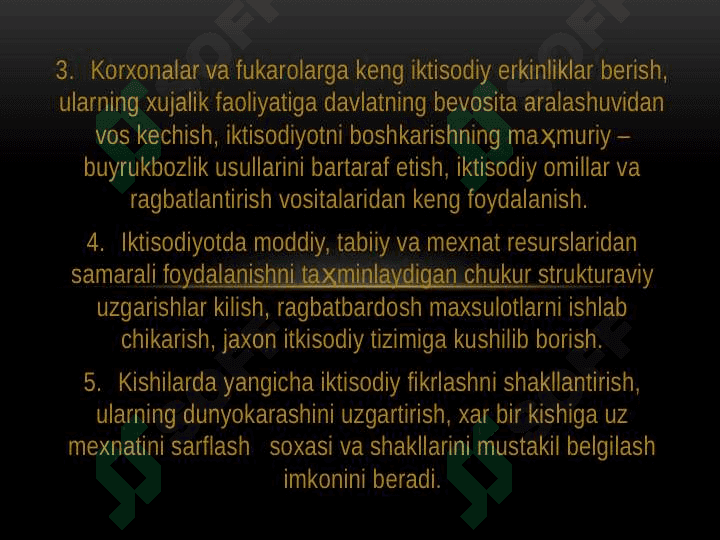 MUSTAQIL O‘ZBEKISTON DAVLATCHILIGI DAVLAT QURILISHI VA BOSHQARUVI 5